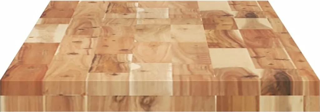 Piano Tavolo vidaXL 120x40x4 cm in Legno Massiccio di Acacia | Top Robusto - 6