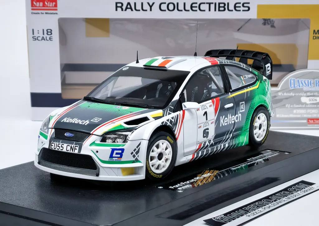 Réplique Ford Focus RS WRC06 Sun Star 1:18 Boggeragh Rallysprint 2022