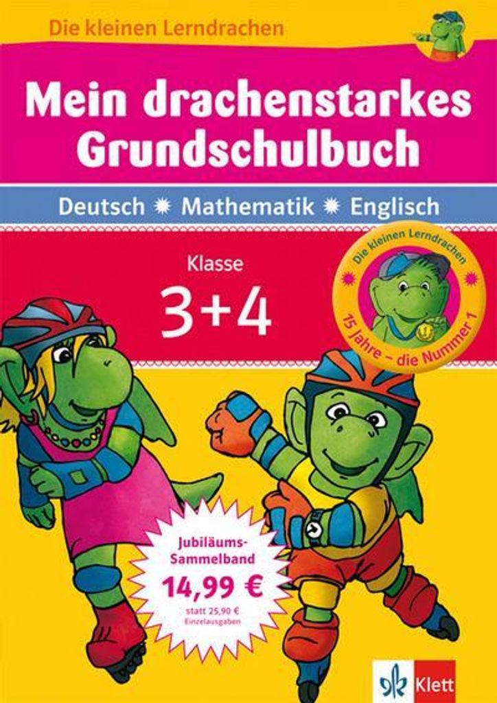 Mein drachenstarkes Grundschulbuch Deutsch - Mathematik - Produktbild 