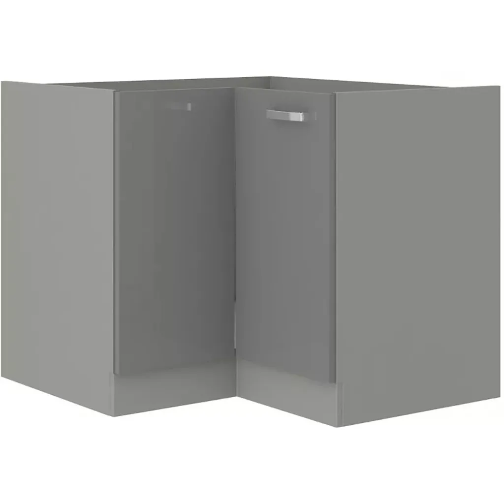 Optimisez vos angles morts avec le meuble bas ULLERIKE gris 85x85 cm