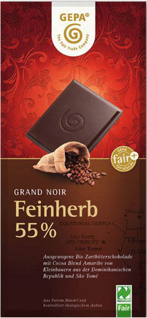 Grand Noir - Jemný koláč 55% 100g Obrázok produktu 