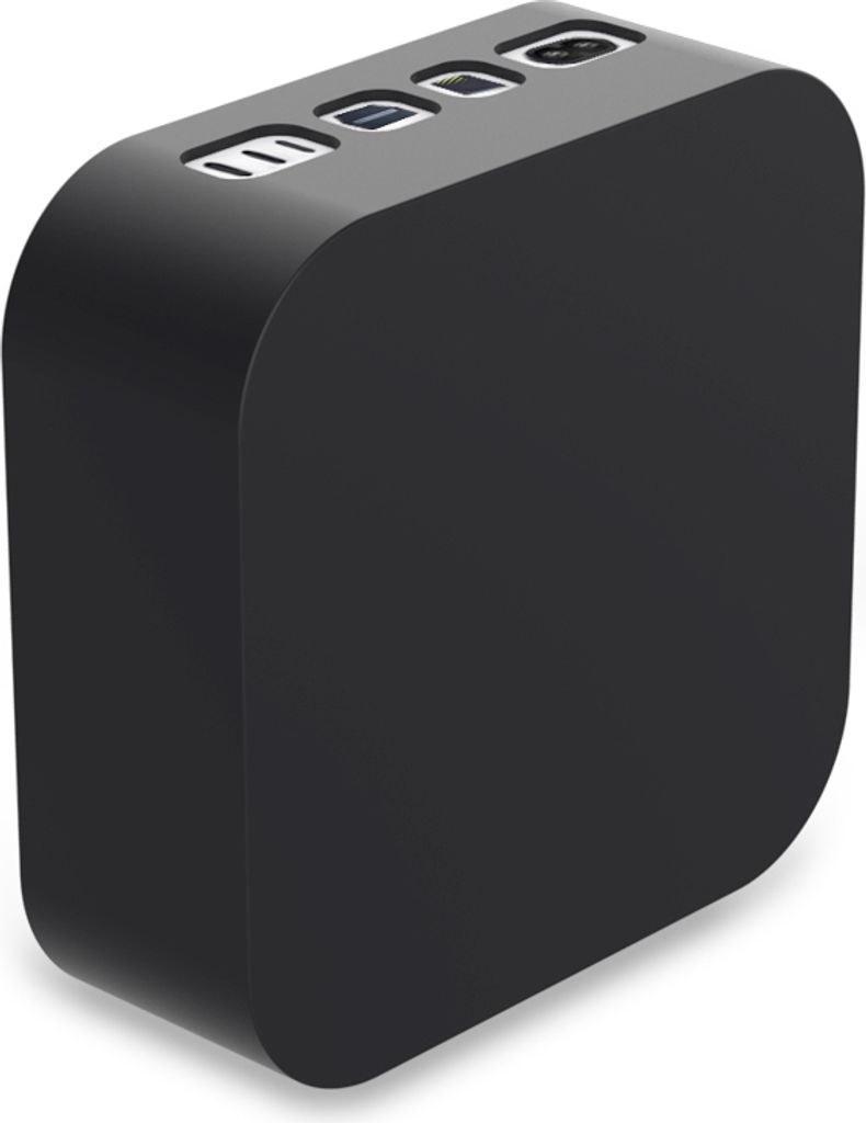 INF Schlanke Silikonhülle für Mac Mini M4/Pro Schwarz