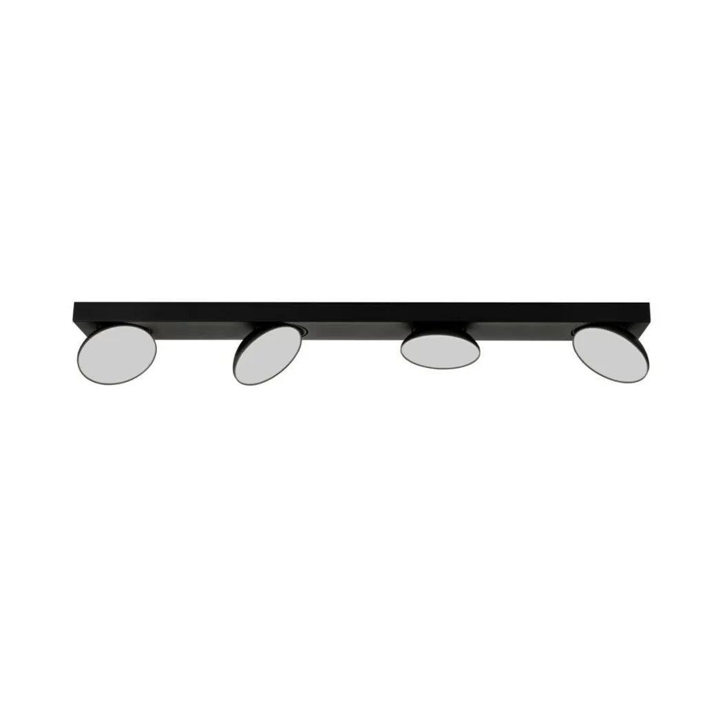 Éclairage de plafond LED 20W noir pour bureau et lecture CASTELIO