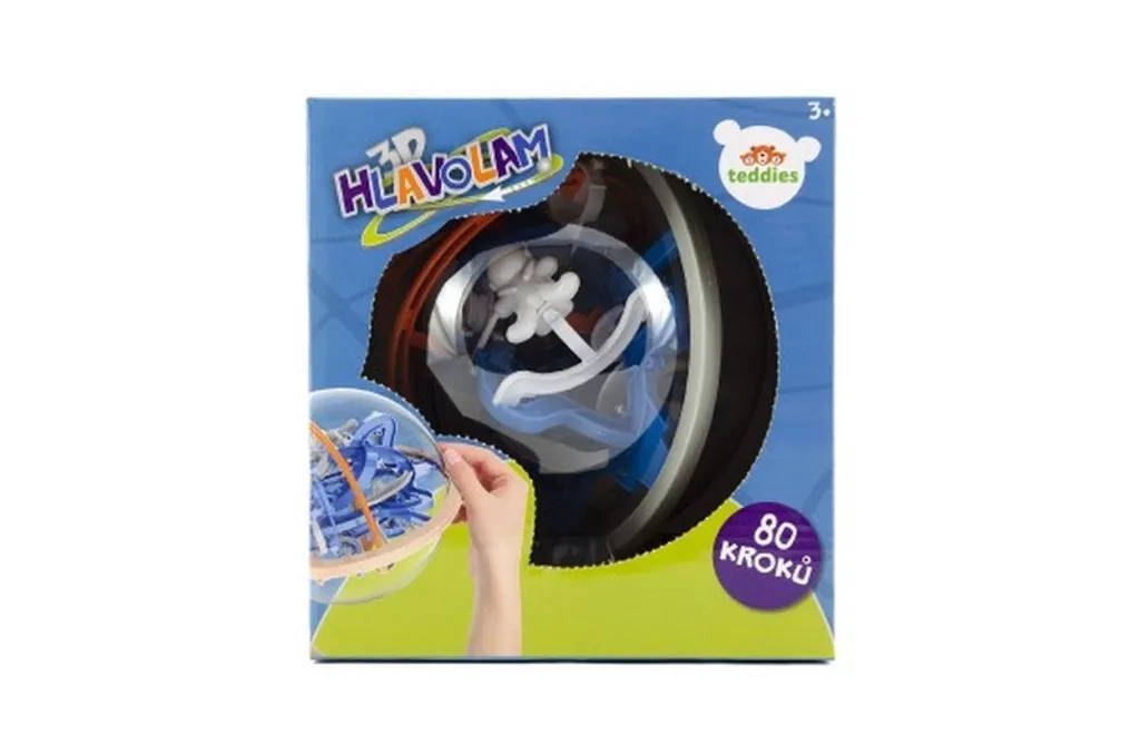 Boule de puzzle éducative 80 étapes 18cm CZ design pour enfant