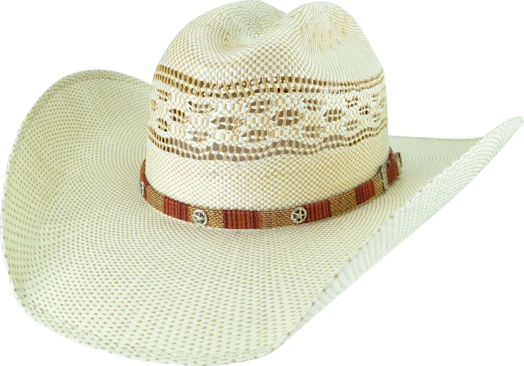 Cappello Western Bailey Spradley in Paglia Bicolore - Stile Estate