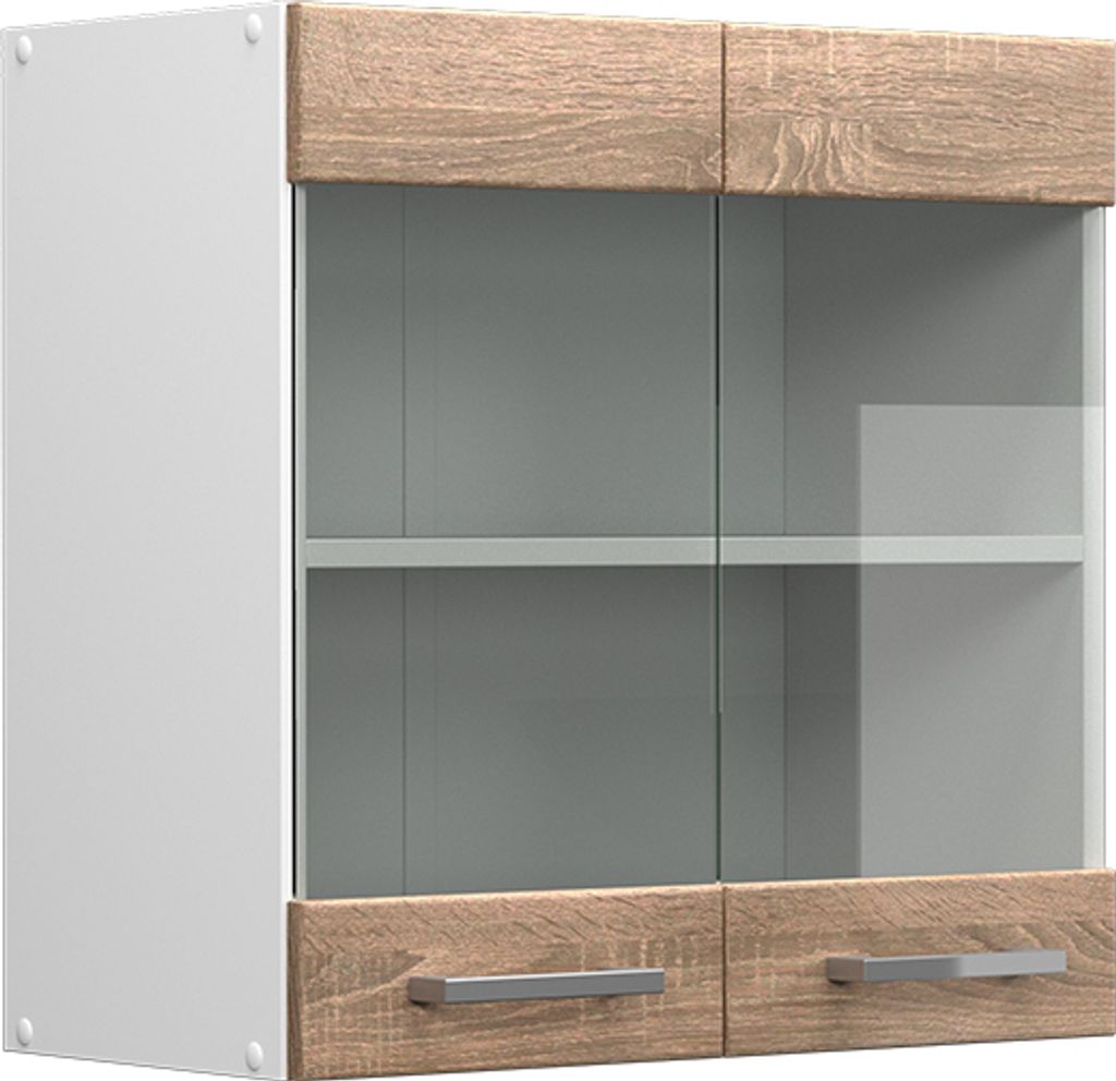 Szklana szafka kuchenna Vicco R-Line Sonoma 60 cm, Model Zdjęcie produktu 