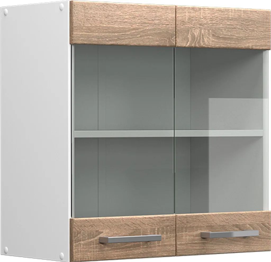 Occasione Vicco R-Line Mobile Cucina 60cm Sonoma Bianco Vetro