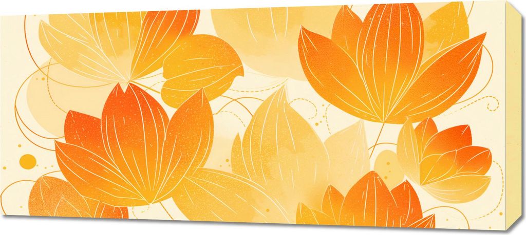 Bild 90x40cm Herbstvisualisierung