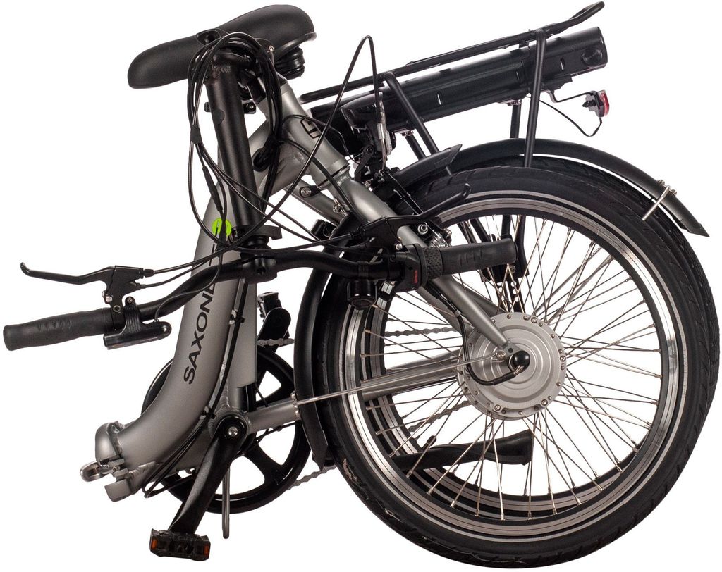 SAXONETTE E-Bike Faltbike, 20Zoll, Frontmotor, 375 Wh Akku Produktbild 4