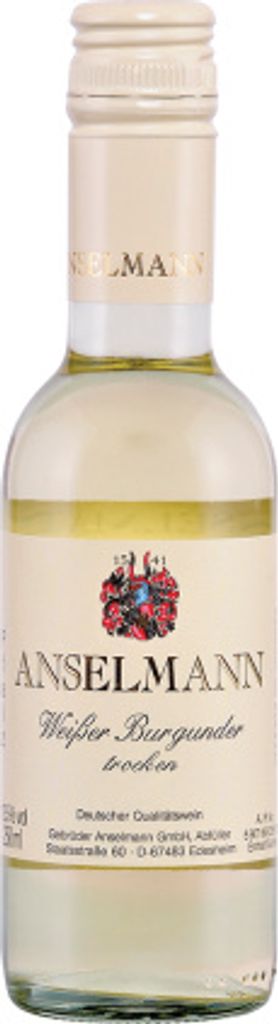 Anselmann Weißburgunder 0,25 L Produktbild 