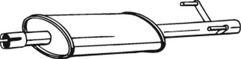 Bosal Mittelschalldämpfer 175-209