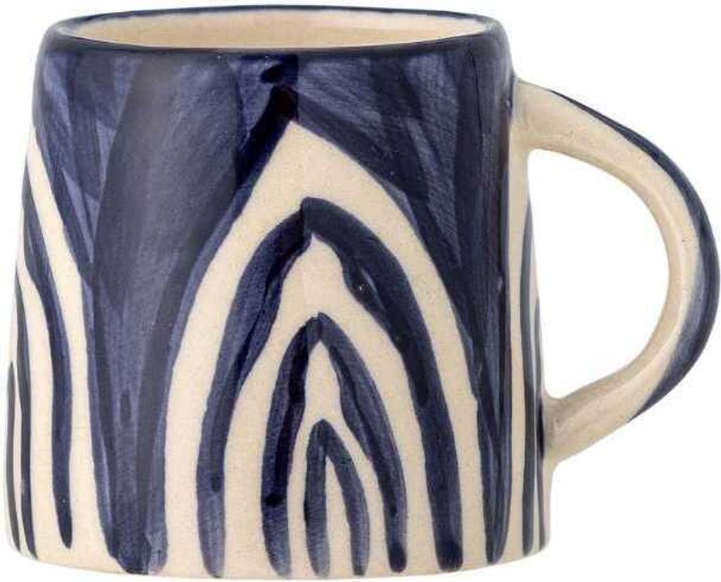 Bloomingville Espresso Tasse SHAMA Blau Kaffeebecher Keramik Geschirr