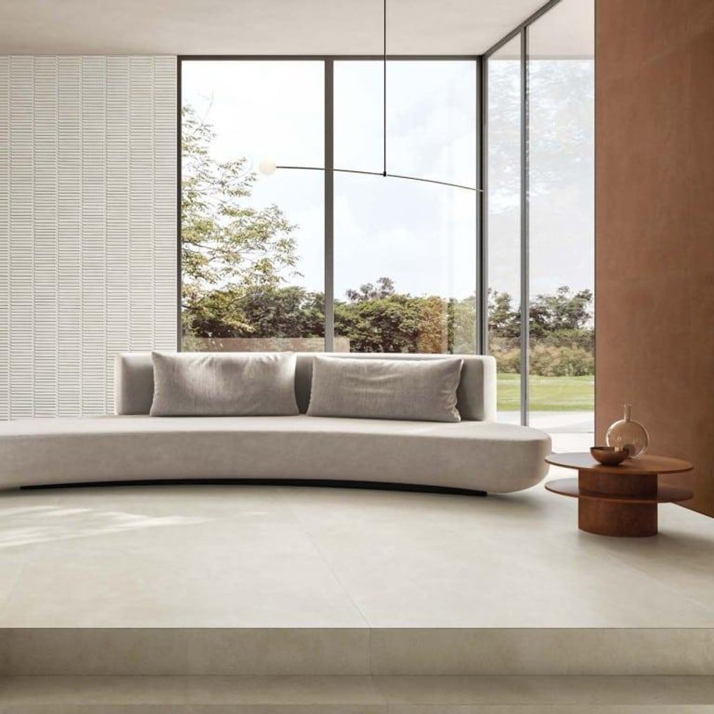 Fliesen Betonoptik Weiss 60x60 cm CASA39 Italgraniti Terre