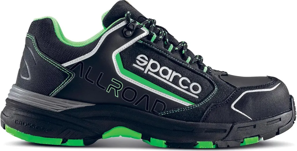 Chaussures de sécurité Sparco 07528NRVF Baku S3S SR FO HRO Noir Vert 46