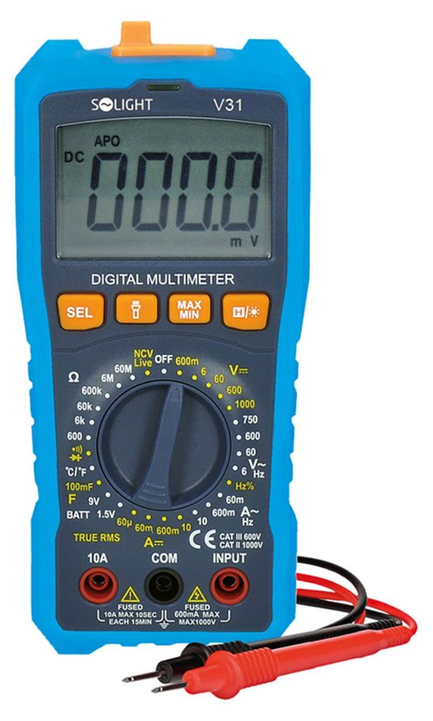 Multimeter digitálny SOLIGHT V31 Obrázok produktu 