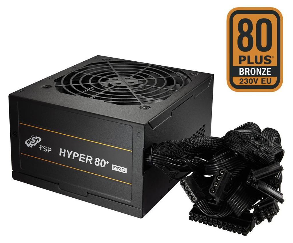 FSP HYPER 80+ PRO/650W/ATX 3.0/80PLUS Bronze 230V/Gebinde Produktbild 