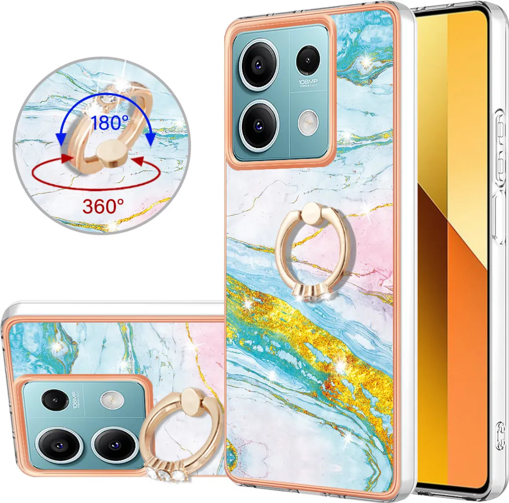 Cover Xiaomi Redmi Note 13 5G Marmo Blu - Protettiva e Funzionale