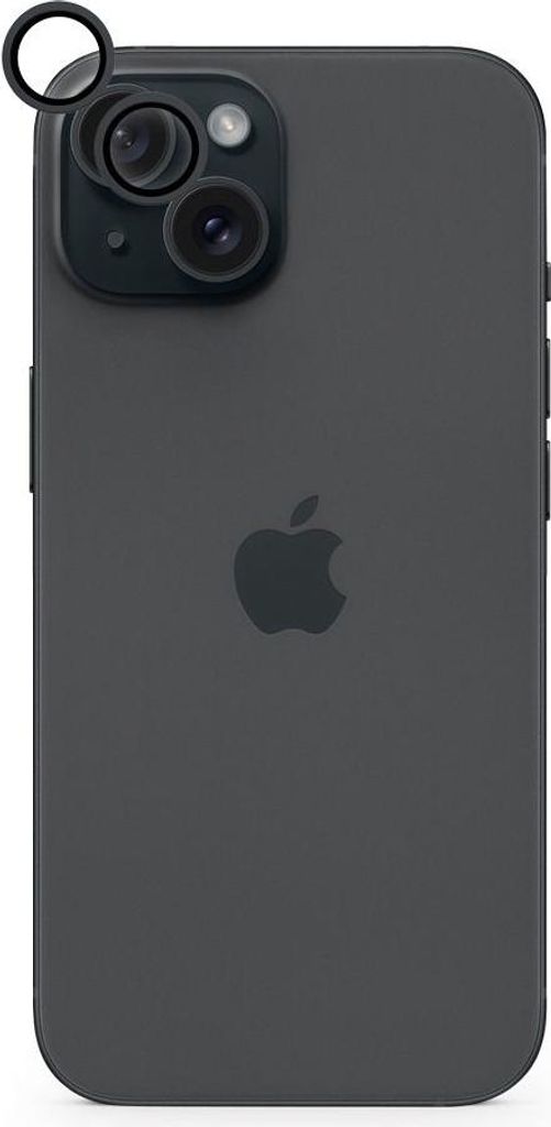 Epico Aluminium Schutzglas für iPhone 16/16 Plus - schwarz