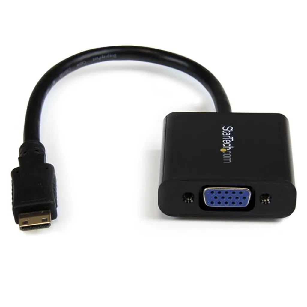 Adattatore Mini HDMI a VGA 1080p - Convertitore per Reflex e Camcorder