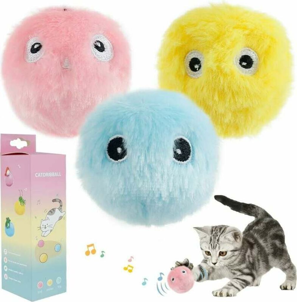 Interaktives Katzenspielzeug mit schreienden Vögeln, Produktbild 