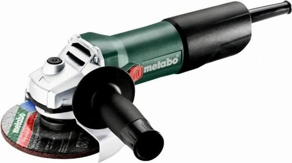 Smerigliatrice angolare METABO W 850-125, 125 mm, 850 W, con cappuccio di protezione, impugnatura supplementare