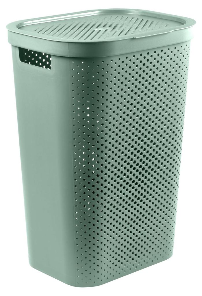 CURVER Wäschekorb Infinity 60 l – Wäschekorb mit Deckel und Produktbild 