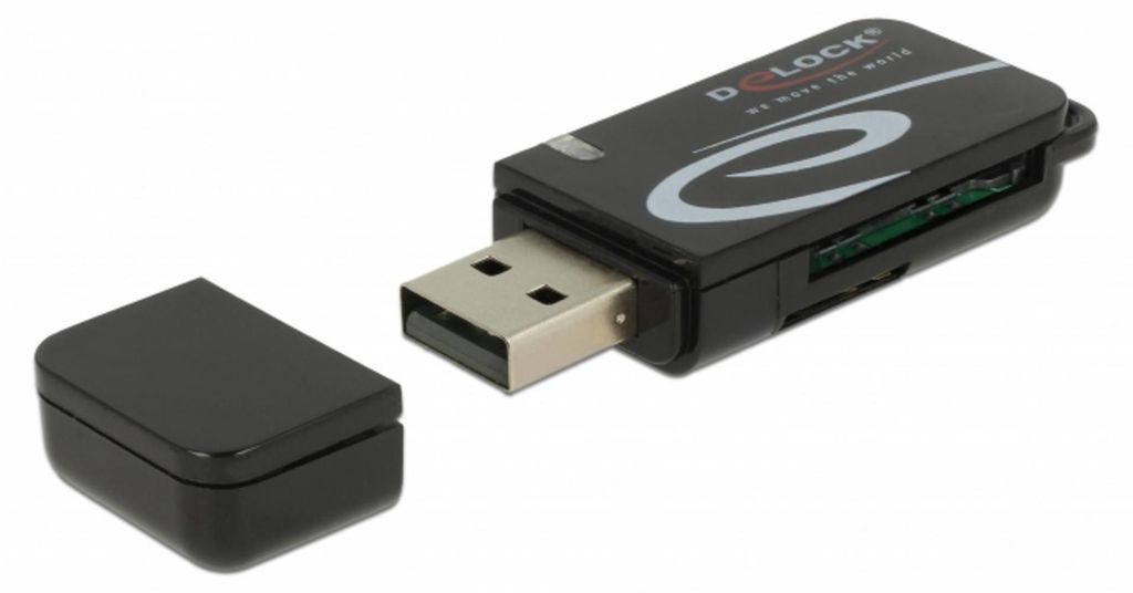 DeLOCK Mini USB 2.0 Card Reader, Kartenleser