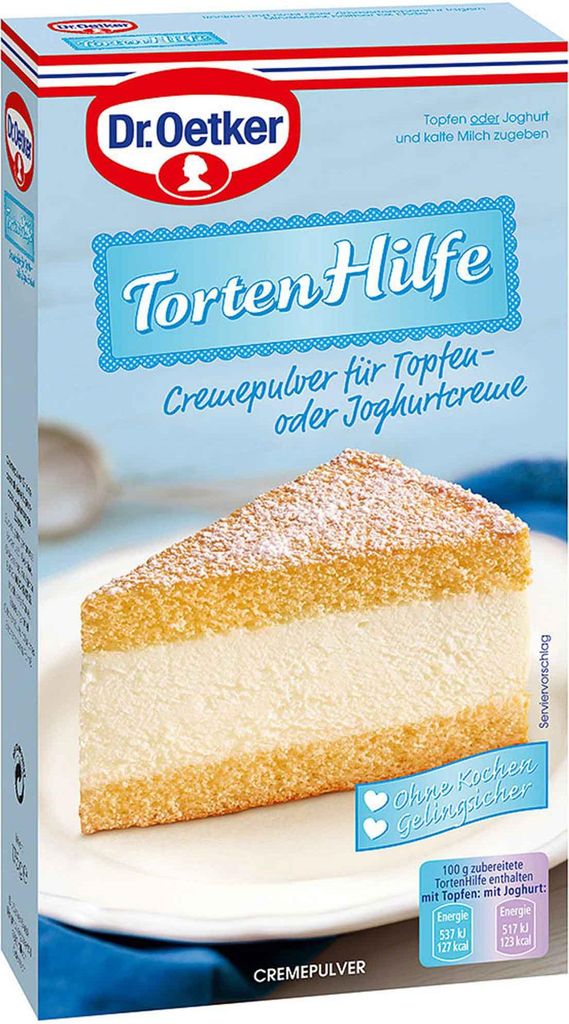 Dr. Oetker Tortenhilfe Topfen/Jogurt 175g Produktbild 