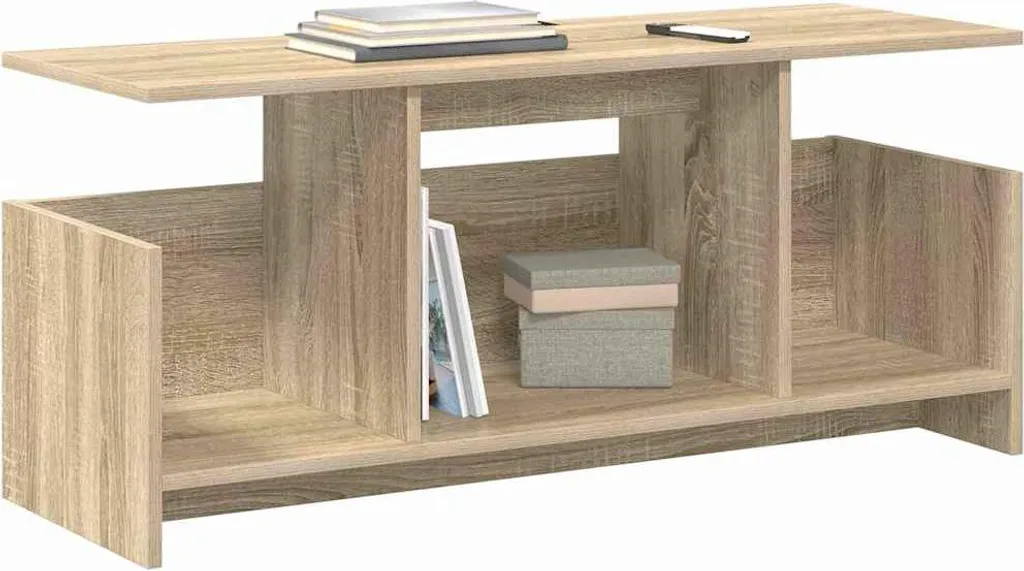 SYFAX™ Supporto TV Rovere Sonoma 102 x 35 x 45 cm Legno multistrato