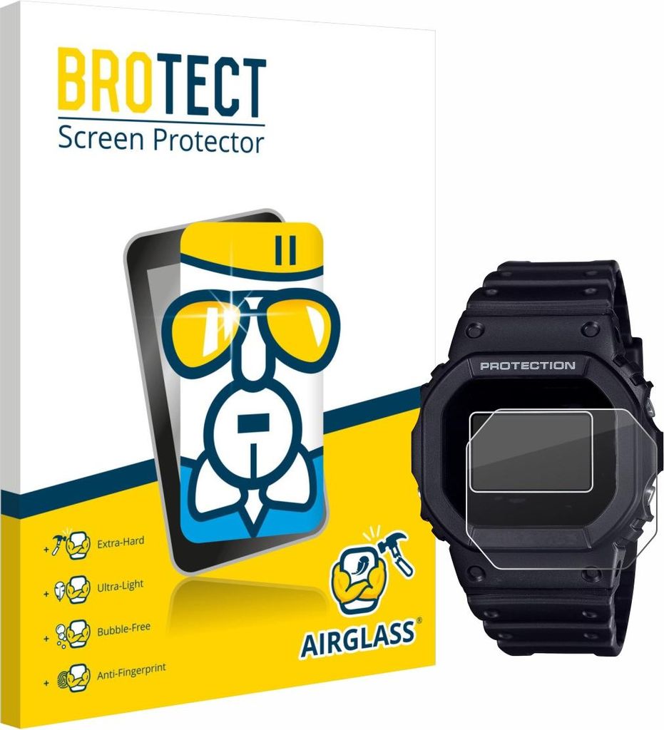 BROTECT Schutzglas für Casio G-Shock DW-5600RL-1 Produktbild 