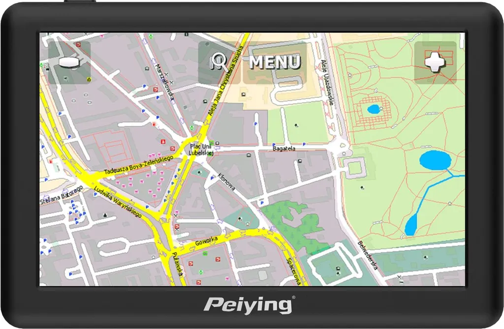 Navigateur GPS de Voiture 5 Pouces Peiying Basic PY-GPS5015 Tactile Noir
