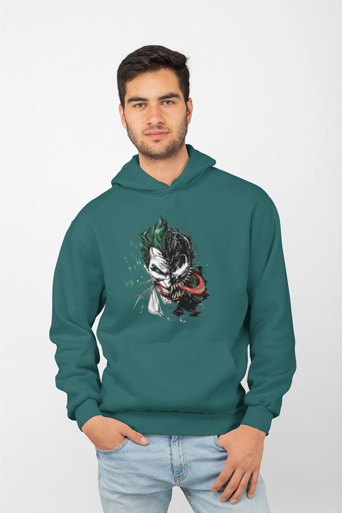 D&B Uni Hoodie MO00017 Joker Dunkles Türkis-Größe XL