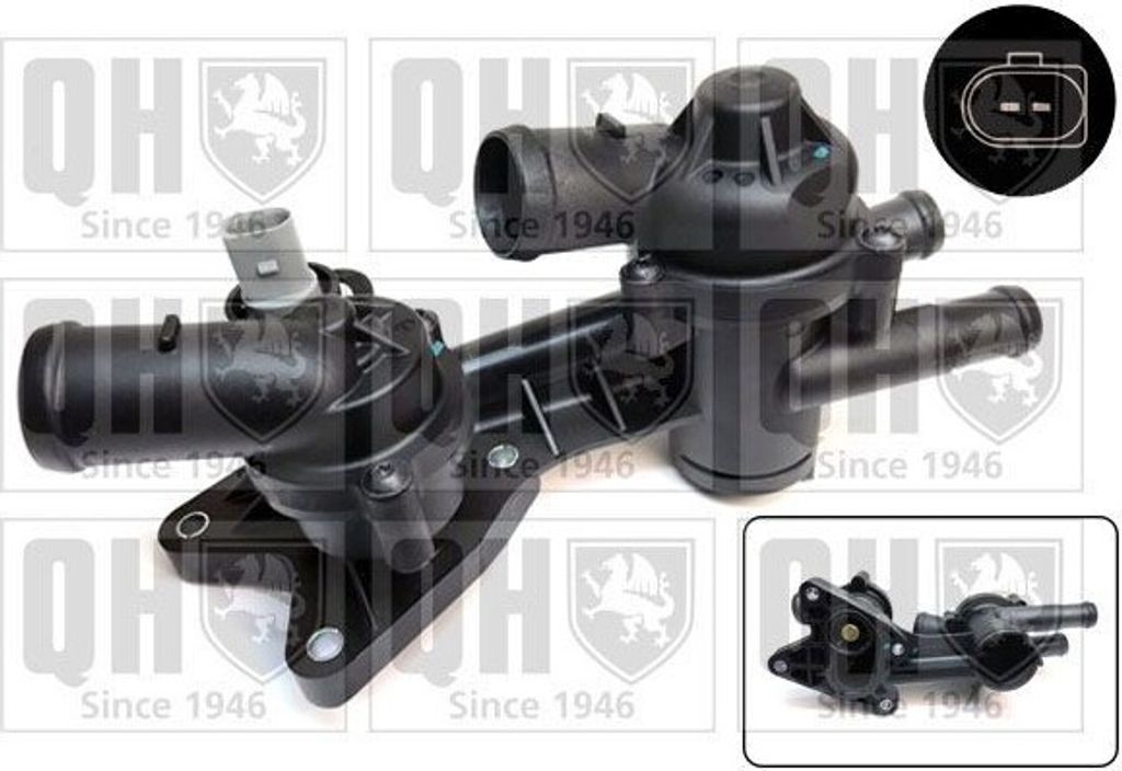 QUINTON HAZELL Thermostat Kühlmittel 80 95°C für VW GOLF VI (5K1) Golf V Schrägheck (1K1) Polo Schrägheck (6R1, 6C1) TOURAN (1T1, 1T2) TIGUAN ...