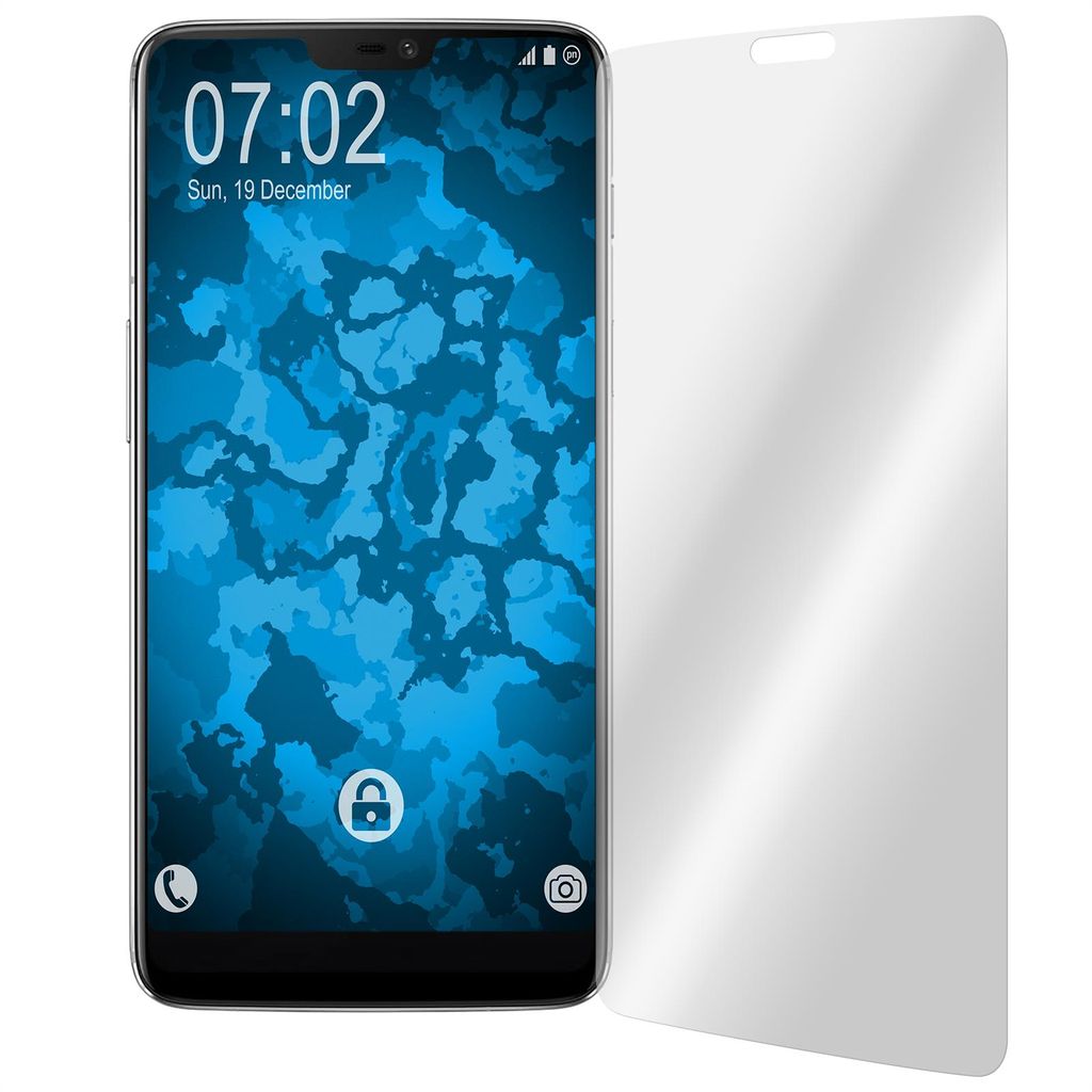 4er-Pack PhoneNatic Displayschutzfolien klar Flexible Folien kompatibel mit OnePlus 6