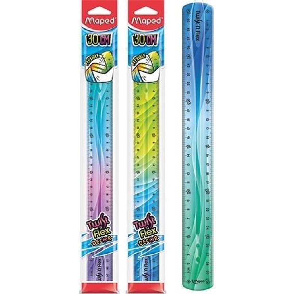Righello Twist'n Flex Decor infrangibile 30 cm MAPED Immagine del prodotto 