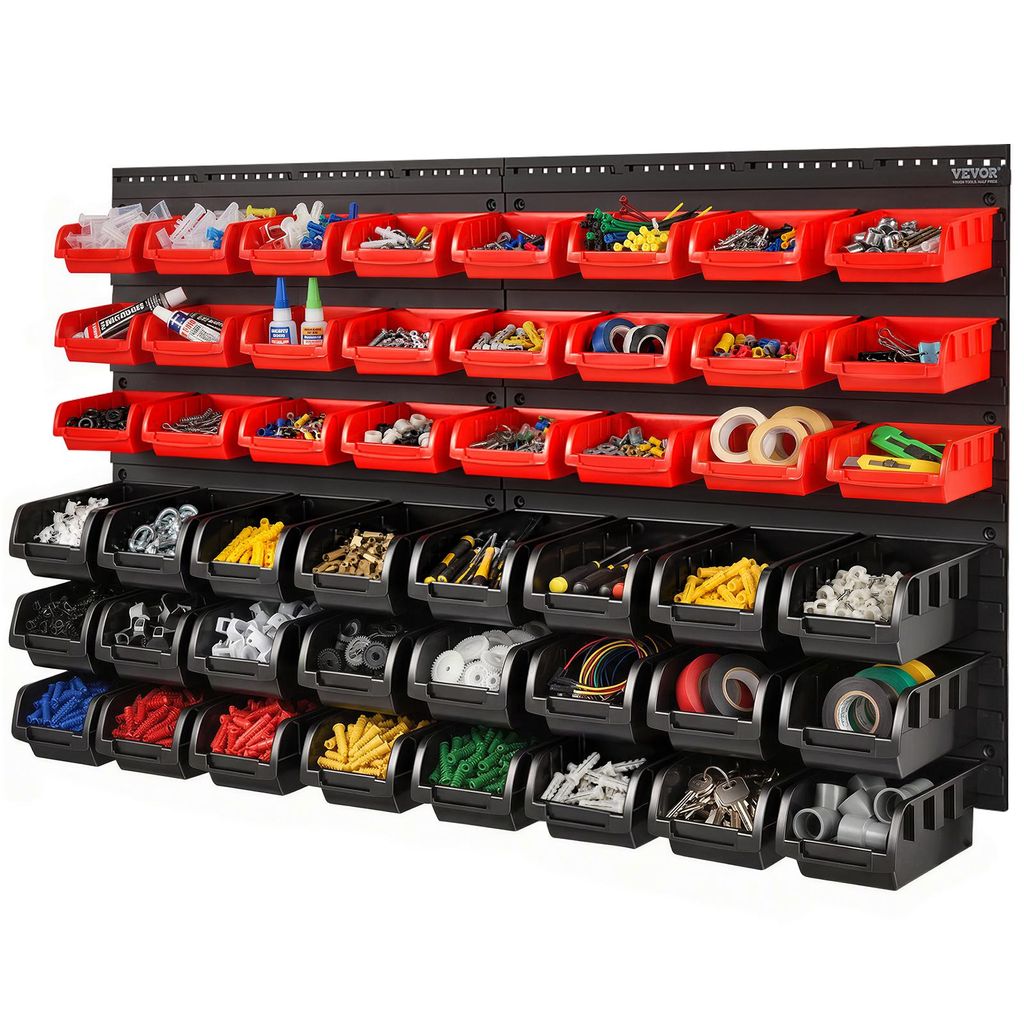 VEVOR Stapelboxen, 48-Behälter-Teileregal-Organizer für Produktbild 