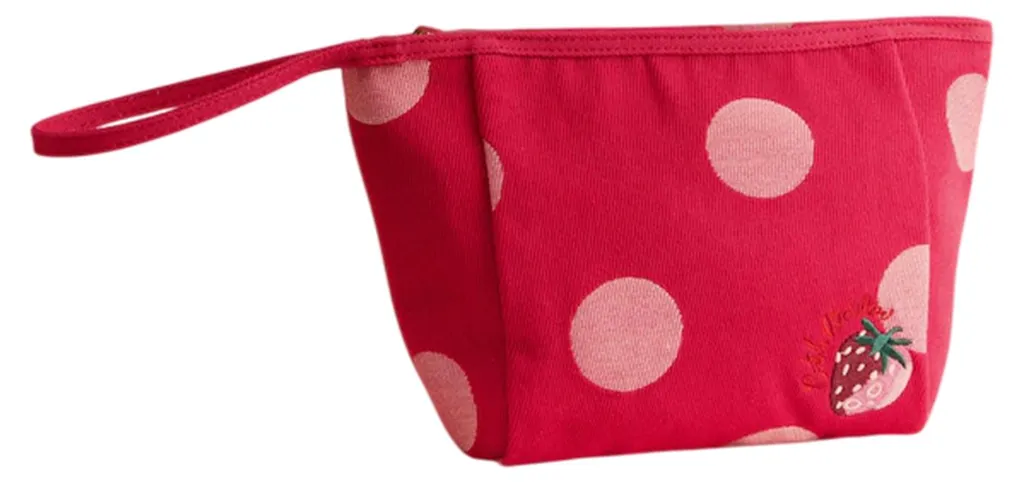 Pochette de Voyage pour Femme à Pois Rouges - Organisateur de Sac Chic