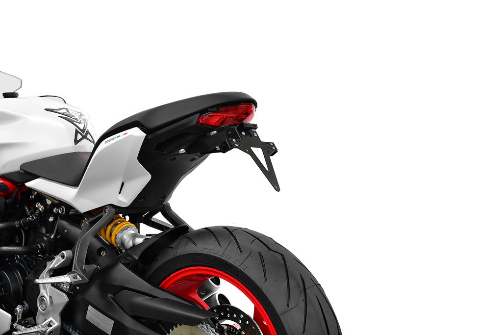 ZIEGER Classic Complete Kennzeichenhalter kompatibel mit Ducati Supersport / S BJ 2017-20 / Supersport 950 / S BJ 2021