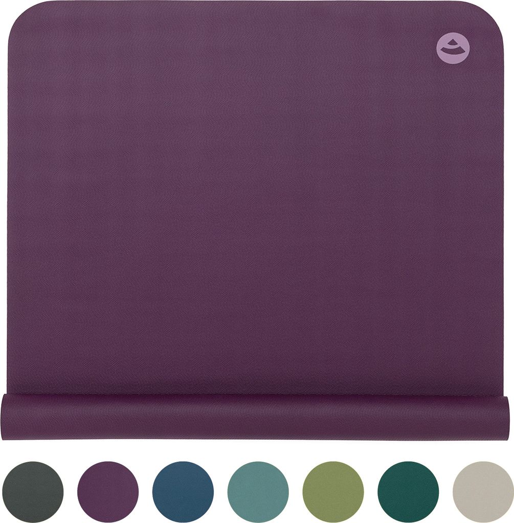 Reise-Yogamatte ECOPRO TRAVEL aus Naturkautschuk, faltbar violett