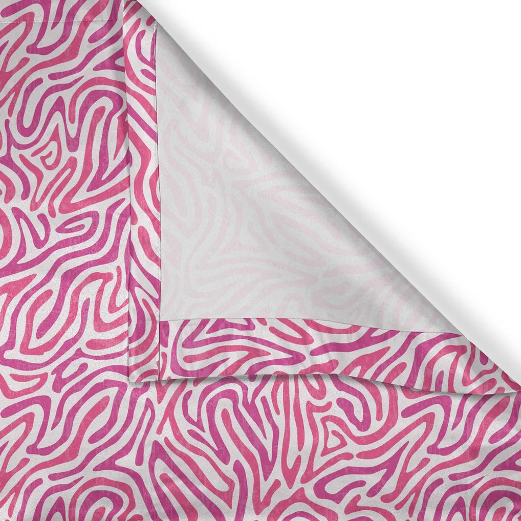 Rideau Anti-Regard Zèbre Rose et Blanc - Solution Déco Originale 280cm - 4