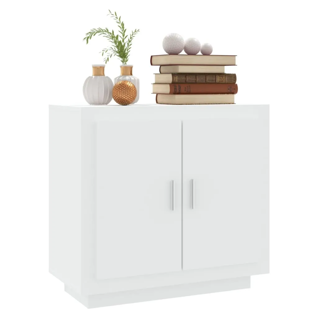 Credenza Bianca Legno Octo1124243 - Vetrina Moderna 80x40x75 cm - 8