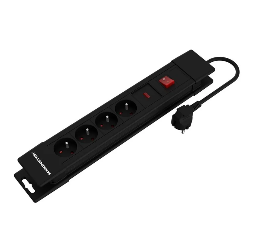 Soluzione Monster Multipresa 4 Prese AC 608 Joule - Ufficio Sicuro