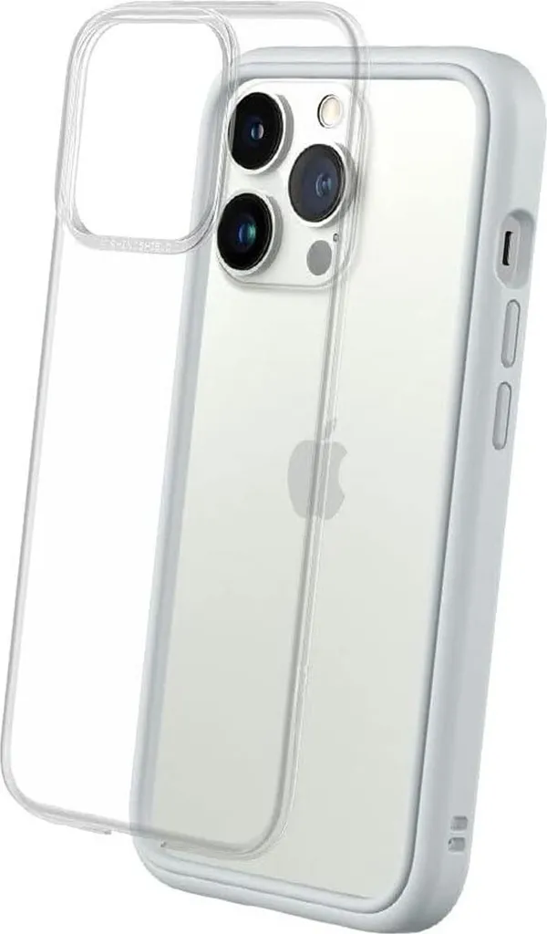Coque iPhone 13 Pro Antichoc Rhinoshield Mod NX Robuste Platinum Gray