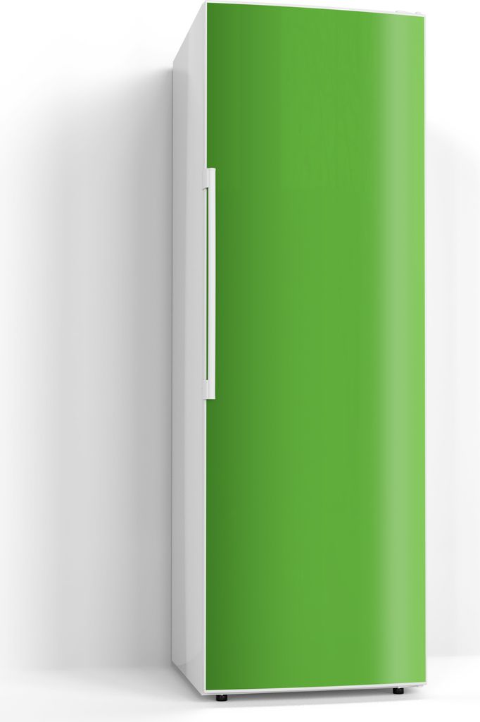 DEQORI Magnetmatte Kühlschrank beschreibbar 60x180 cm 'Mittelgrün' Magnetfolie Deko-Folie
