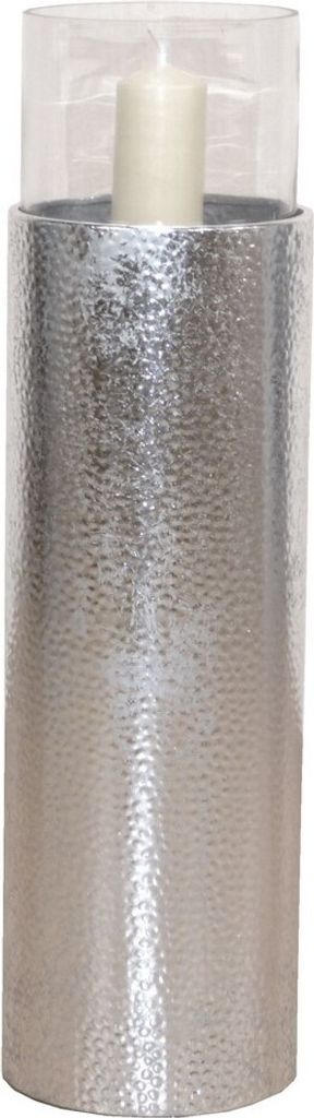 Bodenwindlicht, Silberfarben, Höhe 51 cm Produktbild 