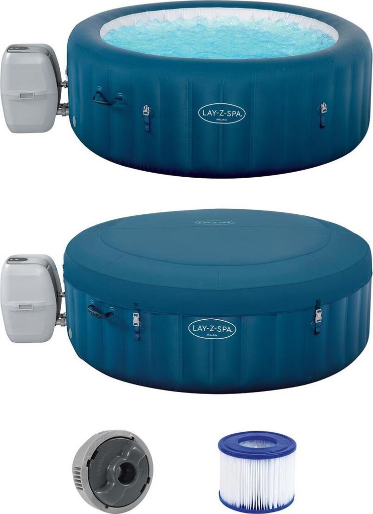 Bestway®  LAY-Z-SPA® WLAN-Whirlpool Milan AirJet Plus™ 196 Produktbild 27