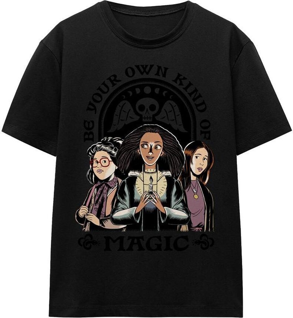 Hocus Pocus 2 - "Be Your Own Kind Of Magic" T-Shirt für Herren/Damen Uni TV17055 (M) (Schwarz)