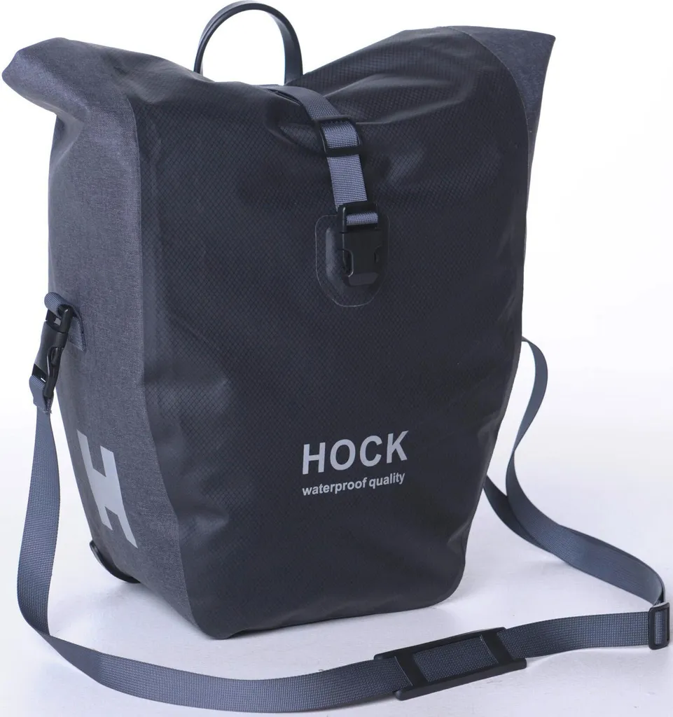 Sacoche vélo Hock Rain-Pack pour vélotaf et courses - Volume 20L noir