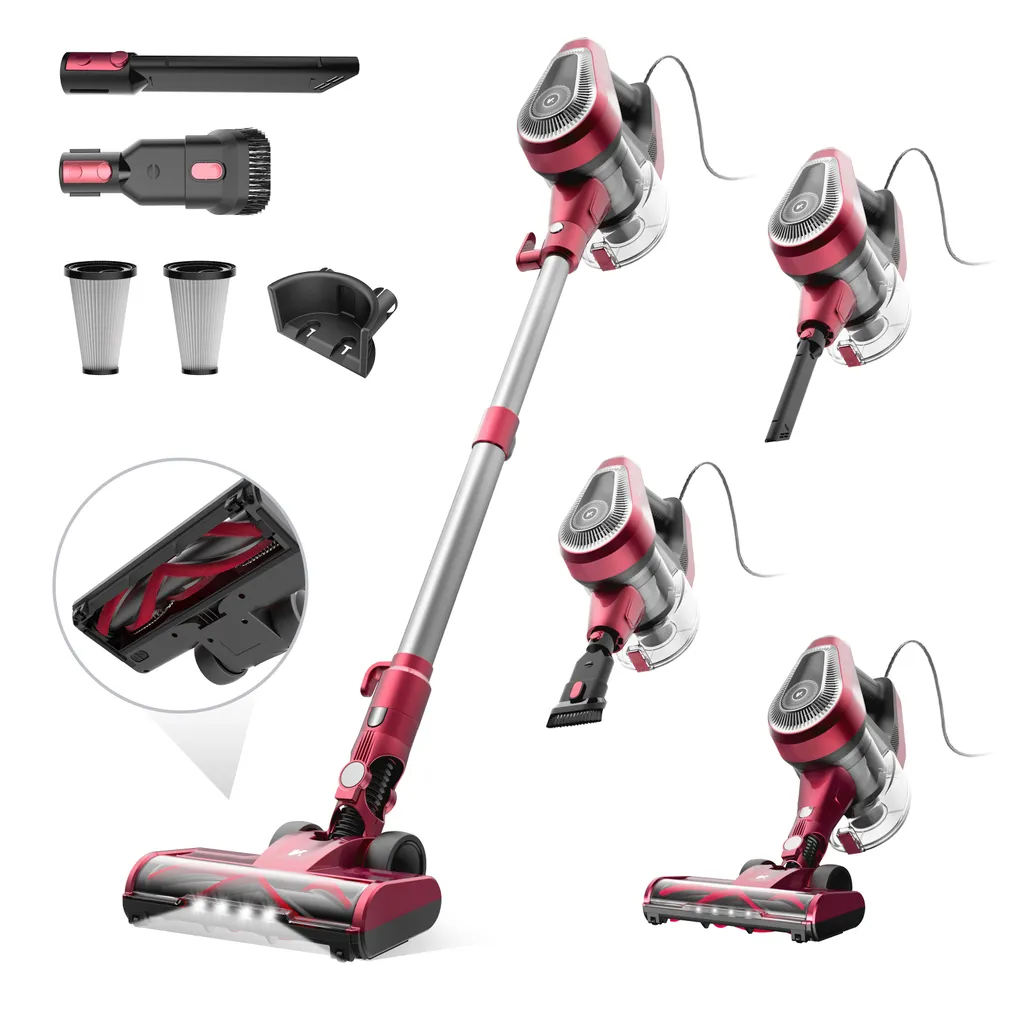 Vactidy C8 Aspirateur Filaire 600W avec Câble 7m et Bac 1,5L Grande Capacité