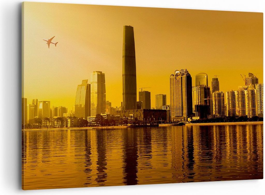Bild auf Leinwand - Leinwandbild - Stadt â €